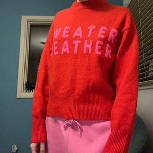 XS Red Sweater Weather, a new day brand